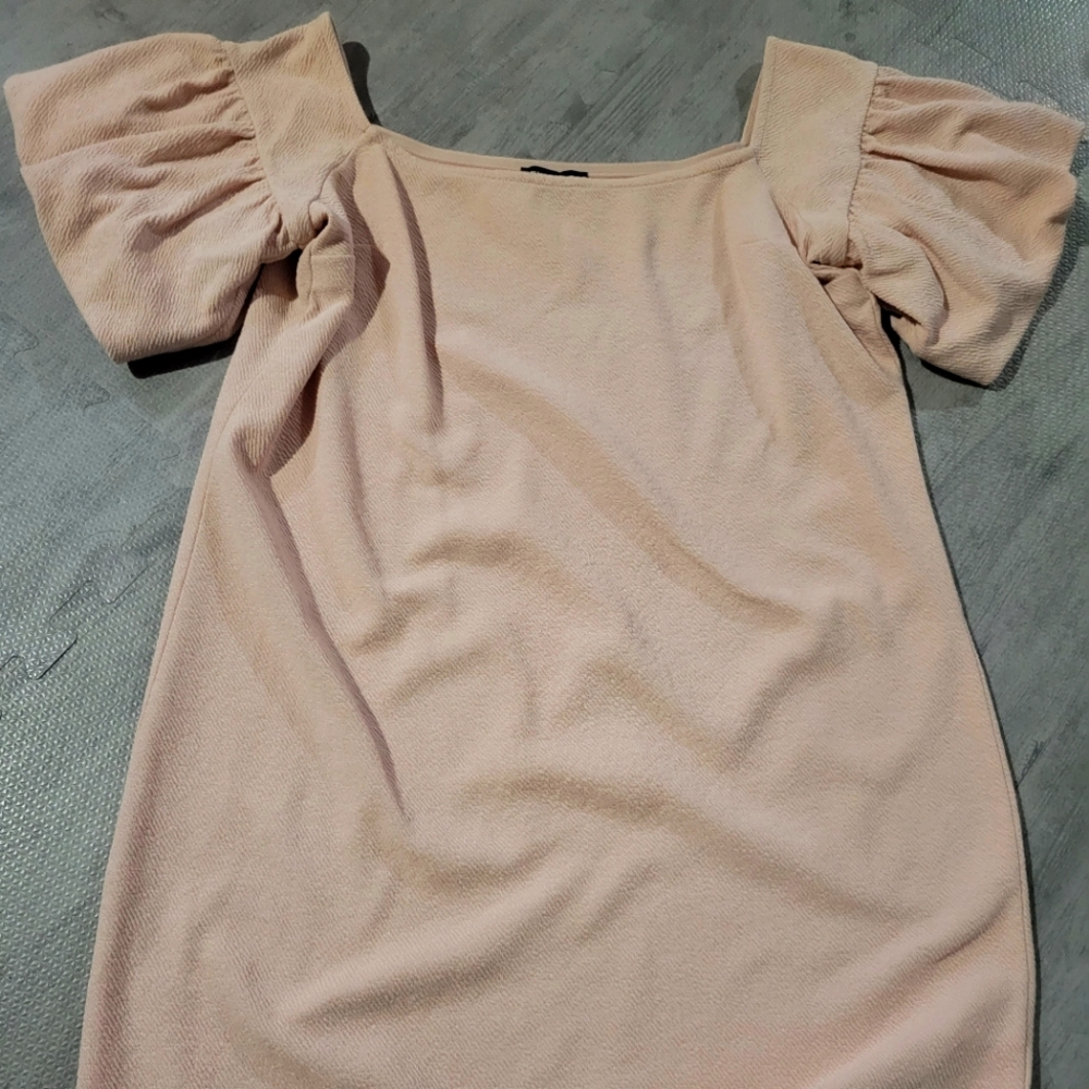 Express Light Pink Off the Shoulder Dress Women's Size Medium
